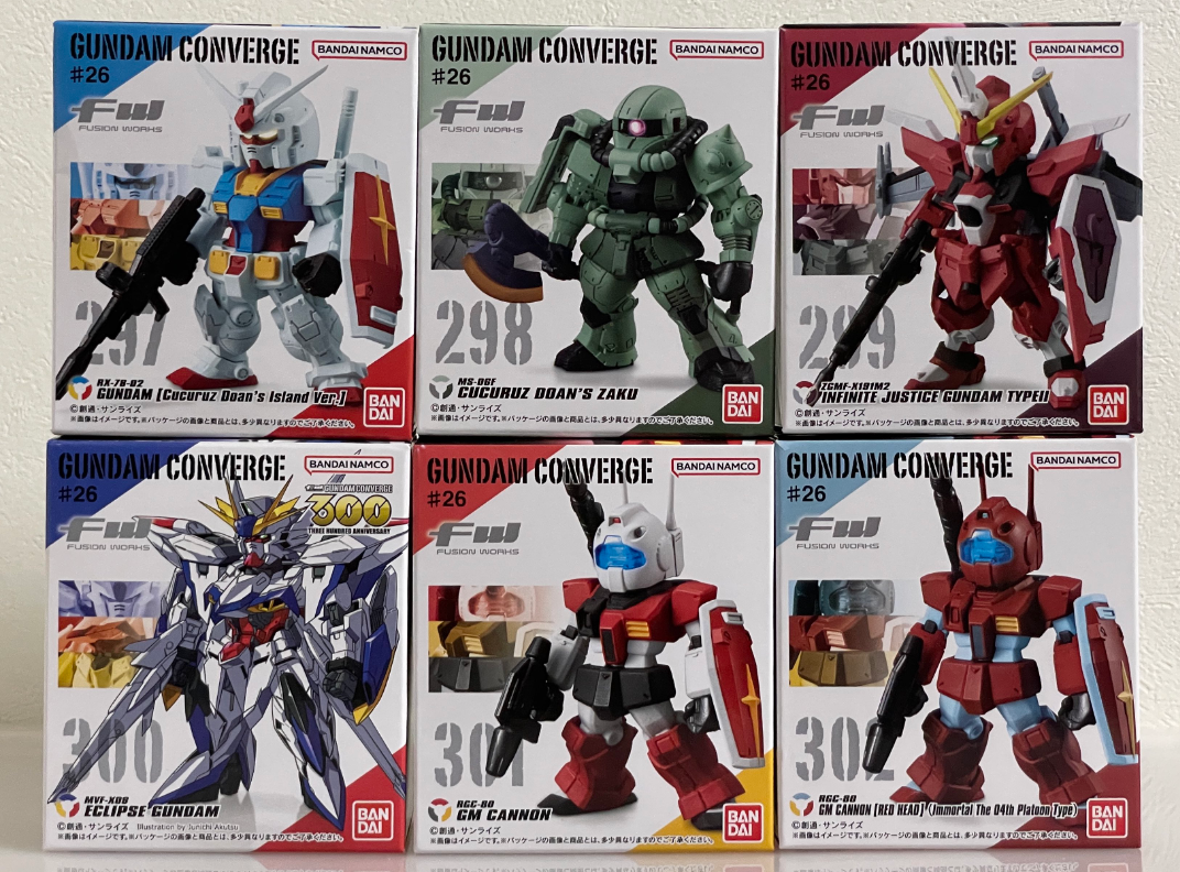 d*9様 GUNDAM CONVERGE フィギュアセット 26体 FW Gundam