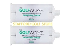 High Strength Golf Club Epoxy Adhesive - 50ml Cartridges Pack of 2