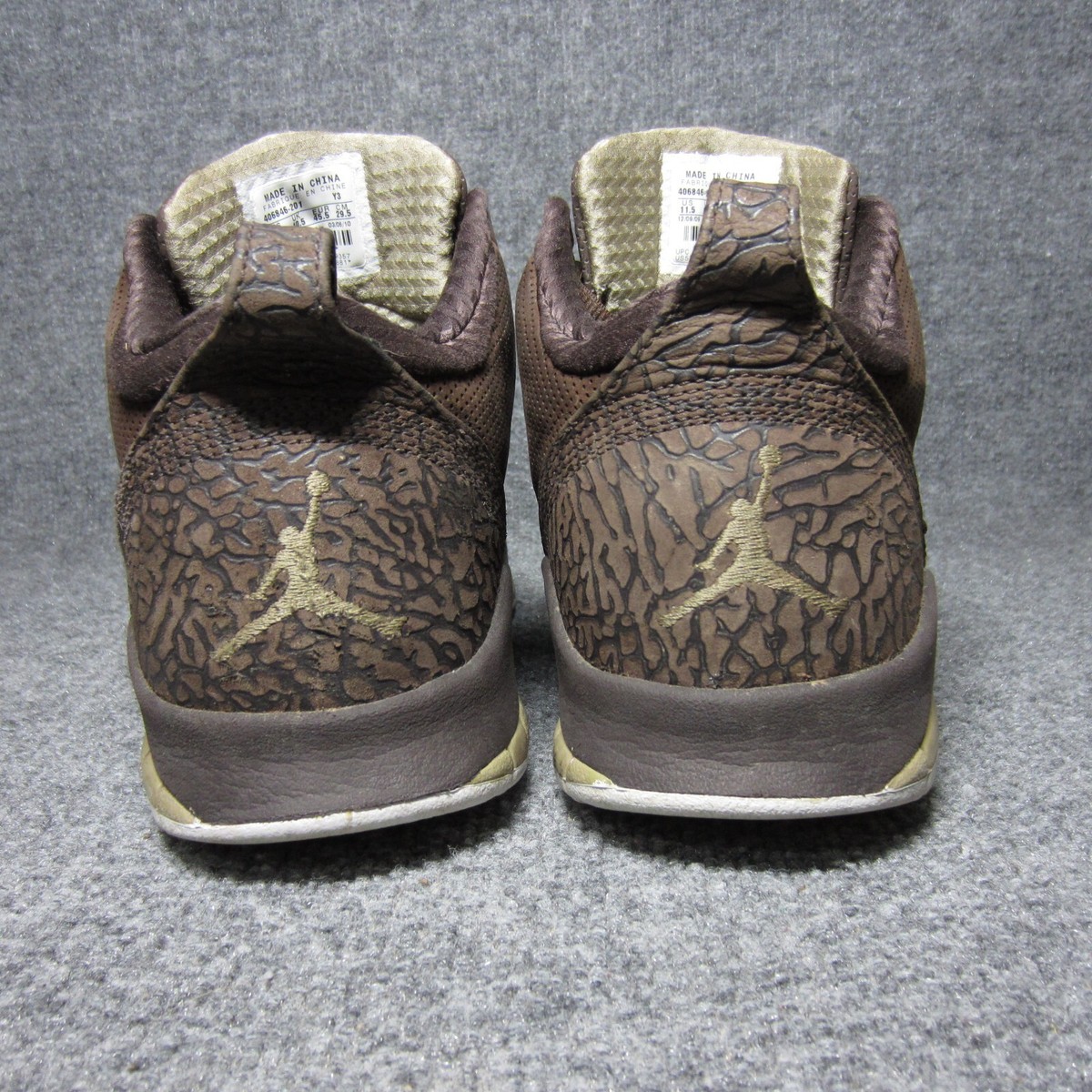 Nike Air Jordan Accolades 2010 Shoes Mens Size 11.5 Brown Sneakers 406846-201 Nike Air Jordan Accolades 2010 Shoes Mens Size 11.5 Brown  main image 4