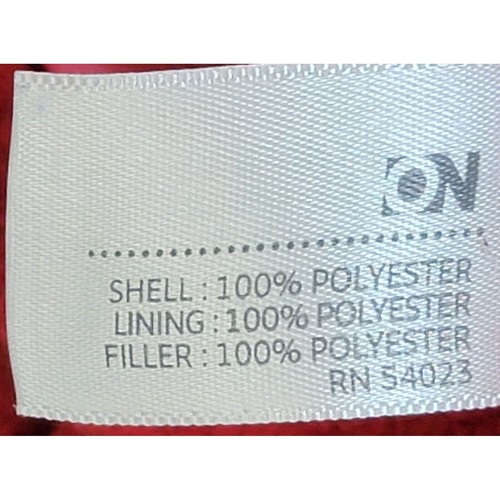 Old Navy Girls Size XS Red Full Zip 3 Buckle Pea Coat Winter Hooded - Picture 7 of 7