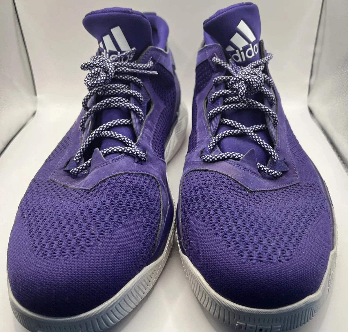 adidas D LILLARD 2 PK PrimeKnit DAME Purple Mens Size 17