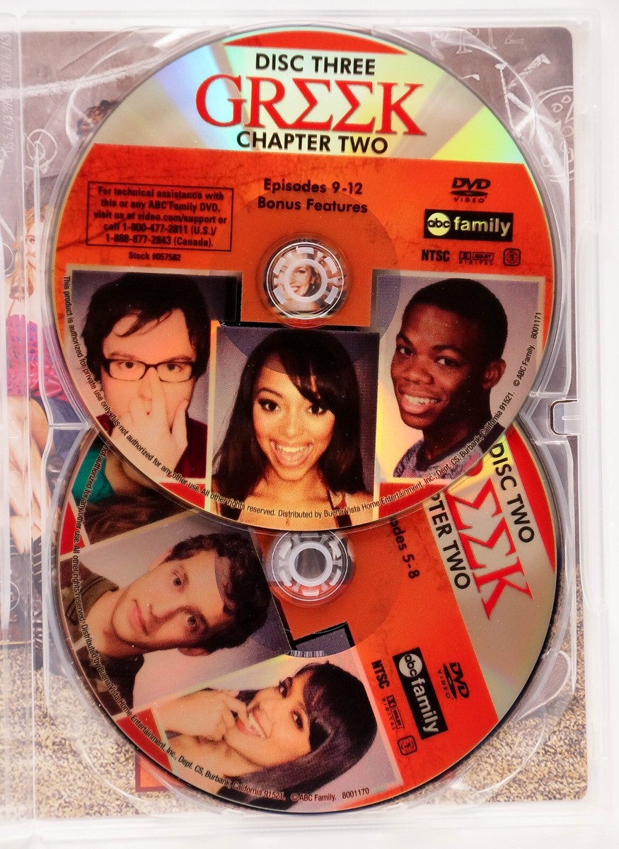 GREEK:Season 1, Chapter Two (DVD, TV-14, 2009, 3-Disc Set