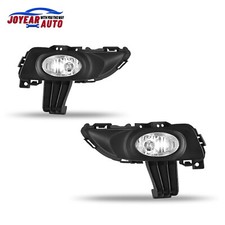 Fog Lights For 2004-2006 Mazda 3 Black Clear Projectors Driving Lamps Pairs Fog Lights For 2004-2006 Mazda 3 Black Clear Projectors Driving Lamps Pairs