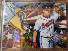 2022 Topps Stadium Club Chrome Chipper Jones Trophy Hunters #RL26 Atlanta Braves