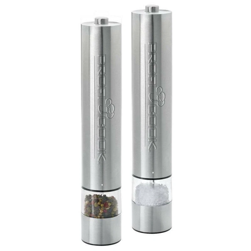 Pack Pimentero y Salero con luz para dosificar en acero inoxidable Proficook - Imagen 1 de 4