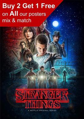 Stranger Things Poster Druck - A5 A4 A3 A2 A1 A0