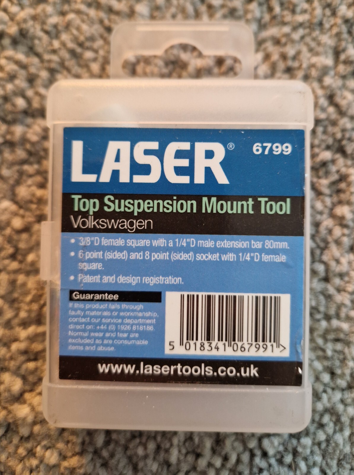 Laser Top Suspension Mount Tool 6799 For VAG Vehicles. Offset Socket VW