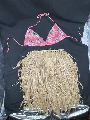 Vintage 50s Hawaiian Hula Girl Outfit
