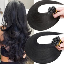 Nano Ring 100 Remy Russian Human Hair Extensions Nano Bead Thick Full Head 1G/S