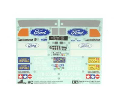 Tamiya Aufkleber Truck Ford Aeromax - 309495289