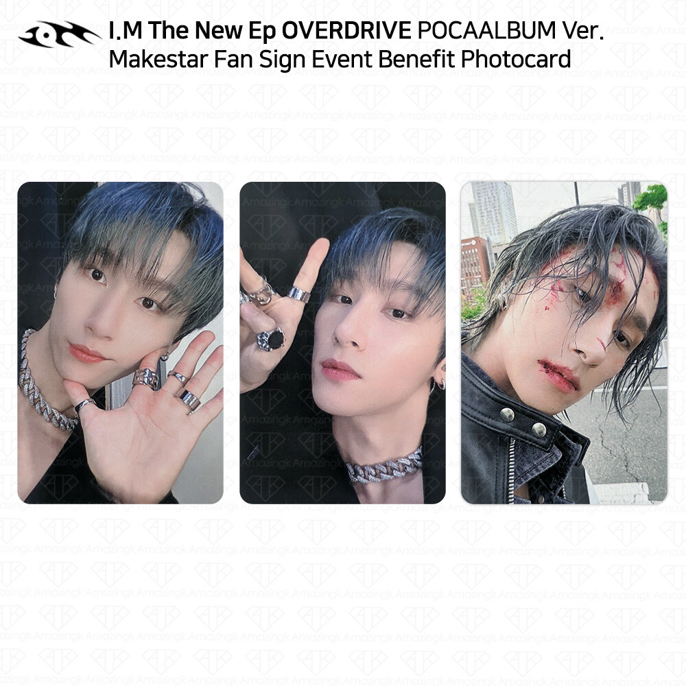 MONSTA X I.M The New Ep OVERDRIVE Makestar Fan Sign Event Benefit