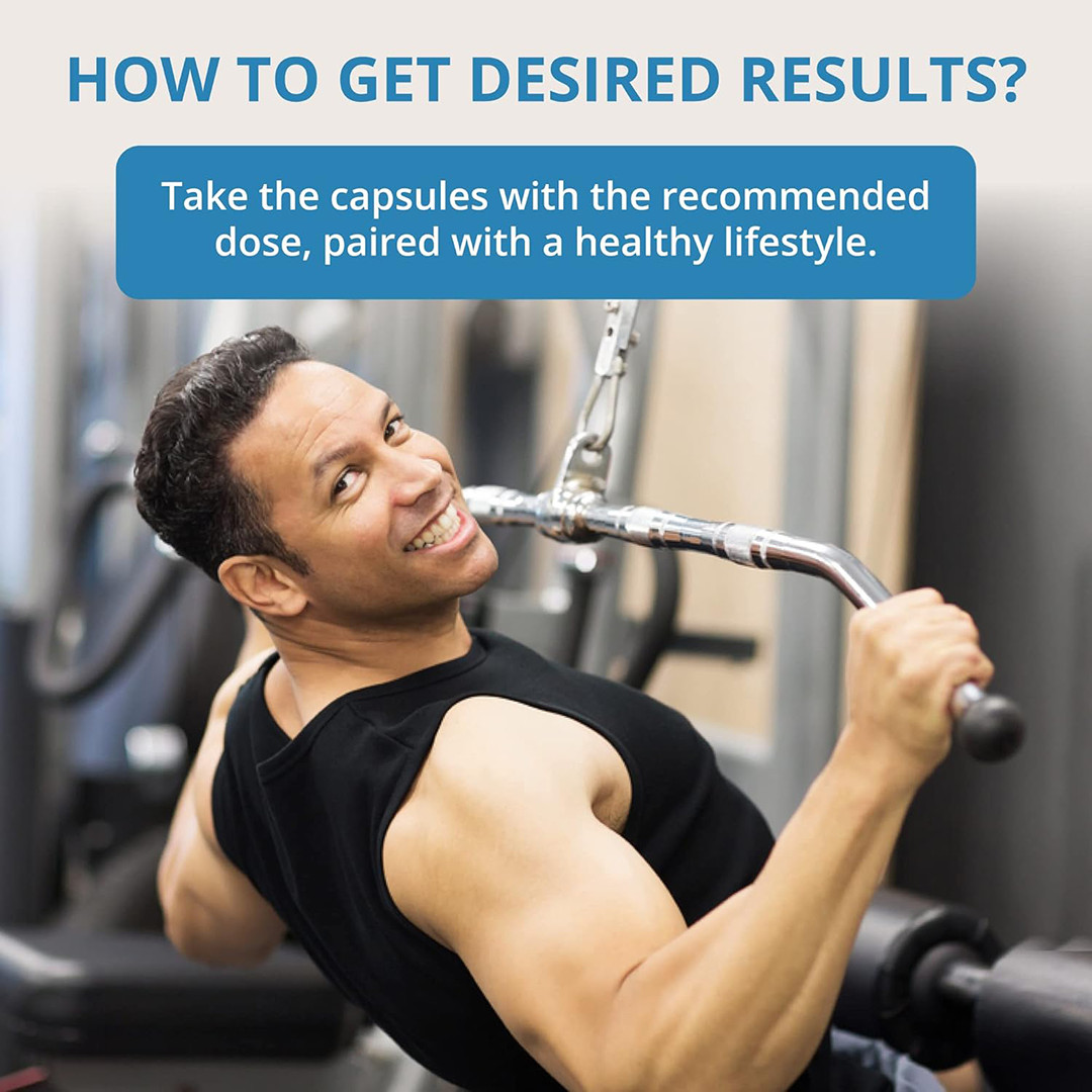 NuBest Men's Multi – Energy, Muscle & Immune Support – 60 Vegan Capsules