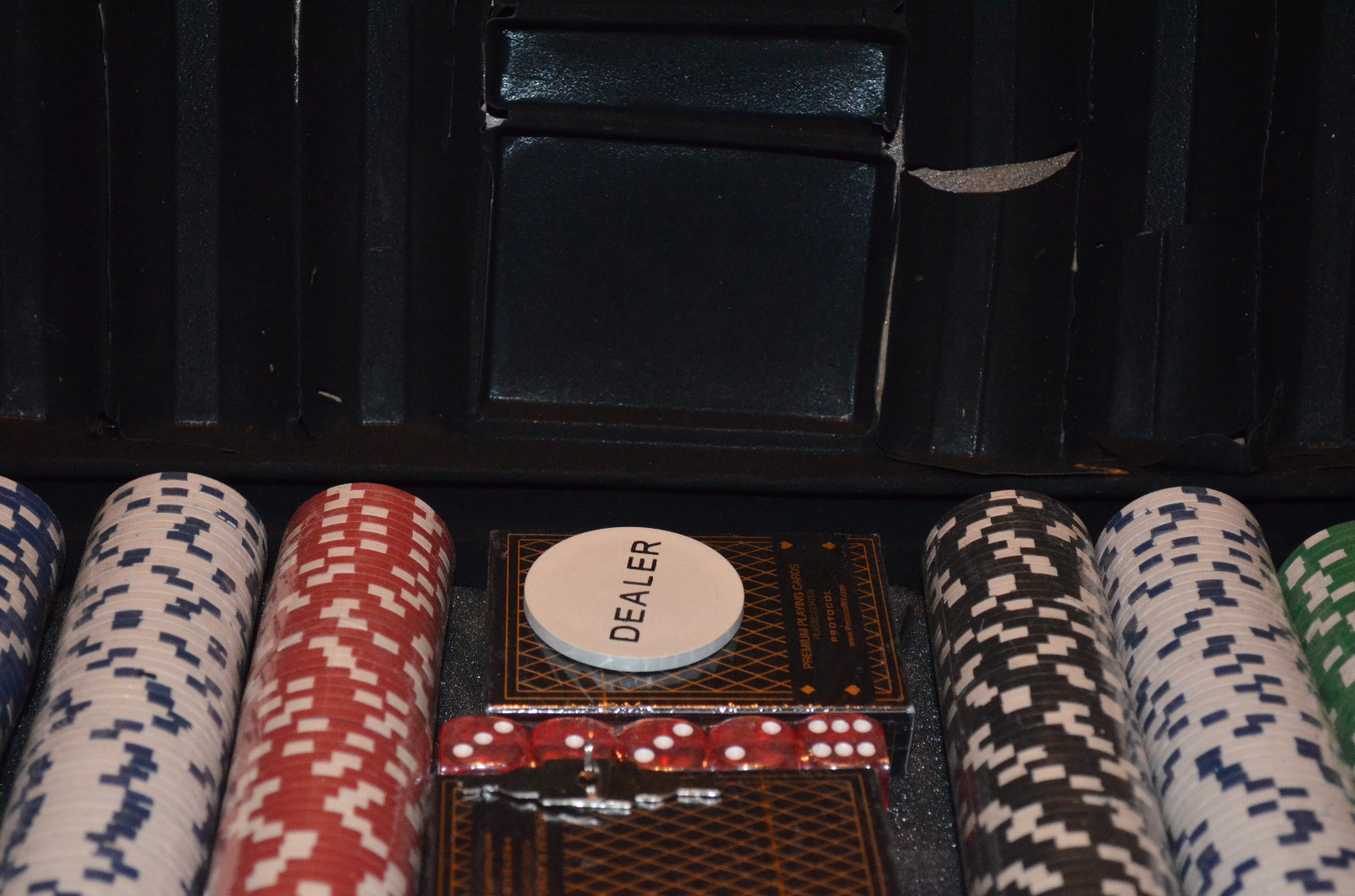 Casino protocol 300 piece poker chip set (new) 3" height x 16" long & 10"  wide. | eBay