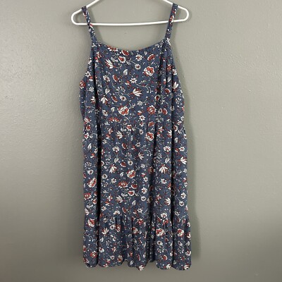 Old Navy Tiered Linen Cotton Blend Dress XL Smocked Back Red White Blue Floral | eBay Old Navy Tiered Linen Cotton Blend Dress XL Smocked Back Red White Blue Floral | eBay