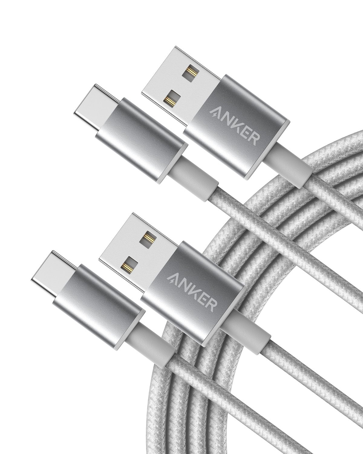 Anker USB to USB C Cable [2 Pack, 6FT], USB a to USB C Charger Cord for Samsung