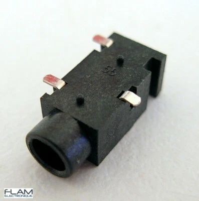 Connecteur à souder Jack 3,5mm Audio Stereo femelle/Female Jack connector 3 pins