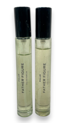 Phlur Father Figure Eau De Parfum (0.32oz/9.5ml) Lot Of 2 Lightly Low 