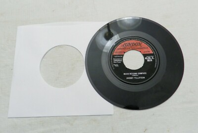 45 RPM, Johnny Tillotson, Dreamy Eyes / Much Beyond Compare, London MADE UK, VG