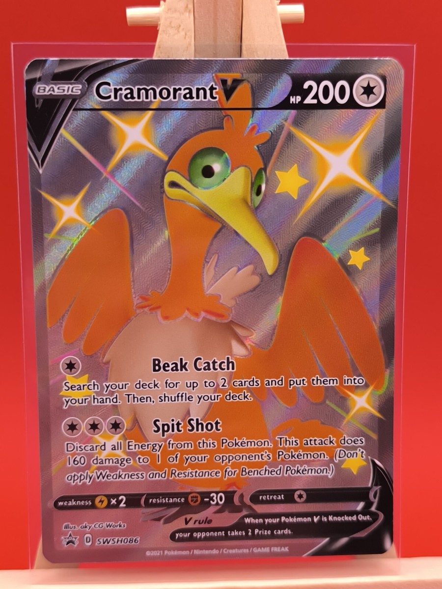 Cramorant V Shiny SWSH086 Shining Fates Full Art Promo Pokemon Card * New * | eBay Cramorant V Shiny SWSH086 Shining Fates Full Art Promo Pokemon Card * New * | eBay