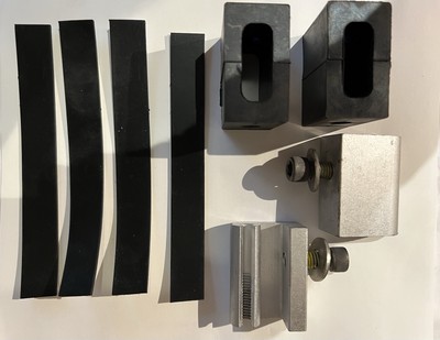 New Thule tracrac Rubber Block And Special GM Chevy Stake Pocket Adapter Kit