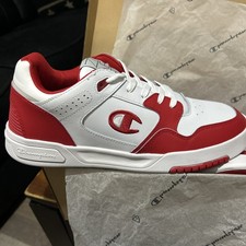 Champion Men’s Z80 Low Lace-Up Sneakers White/Red Colorblock F23IGAR31T39