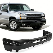 Black Front Bumper Face Bar Fit For 2003-2007 Chevrolet Silverado 1500
