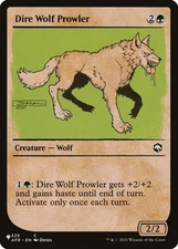 MTG Magic the Gathering Dire Wolf Prowler (AFR-325/3034) The List LP