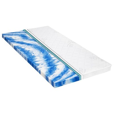 Matratzenauflage Gelschaum 7 cm Matratzenschoner Topper Bettauflage vidaXL