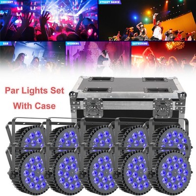 270W PAR Light RGBW UV 18 LEDs Stage Lighting DJ Disco Party Club Show Light DMX