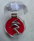 Vintage Brutalist 925 Silver Spiral Wrap Ring c. 1980s Modernist Size M