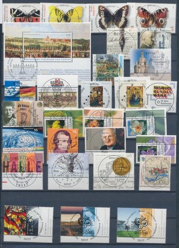 XE61863 Germany 2006 mixed thematics souvenir/FDC cancels fine lot used