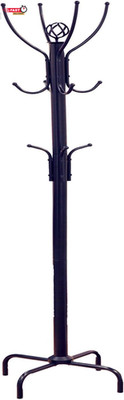 Frenchi Home Furnishing CR002 Coat Rack, 12 Hook, Black