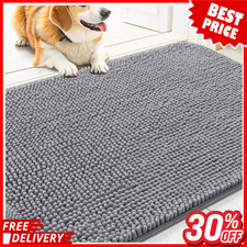 Dog Door Mat for Muddy Paws 30X20 Absorbs Moisture and Dirt Absorbent Non-Slip
