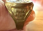 1961 Huck Hound Club Hanna Barbera Huckleberry Hound Ring- Cereal Box Prize. — photo 2