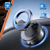 Handyhalterung Auto Vakuum 360° Drehbar Magnet FüR Magsafe Iphone Samsung Alle
