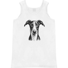 'Greyhound Dog Portrait' Adult Vest / Tank Top AV049862