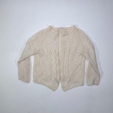 Vintage Knit Cardigan Beige