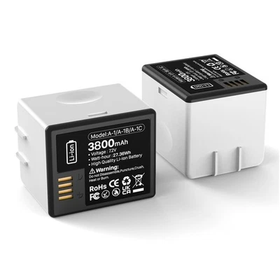 TQTHL 2 Pack 3800mAh Extra Rechargeable Battery for ARLO PRO, PRO 2 Camera VMA4400