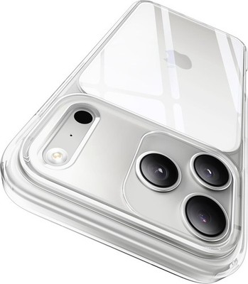 Slim Crystal Clear Case for iPhone 17 Pro Max, Virgin TPU, Anti-Yellow Protectio