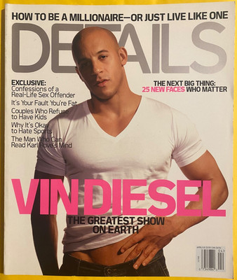 VIN DIESEL details TOMMY LASORDA Aaron Eckhart JARED FOGLE Kings of Leon RITTER