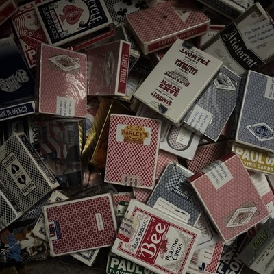 Lot of 24 Random Las Vegas Authentic Casino Played Playing Cards. FREE SHIPPING