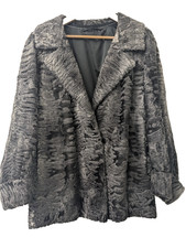 Lisbeth Buchler Grey Fur Coat