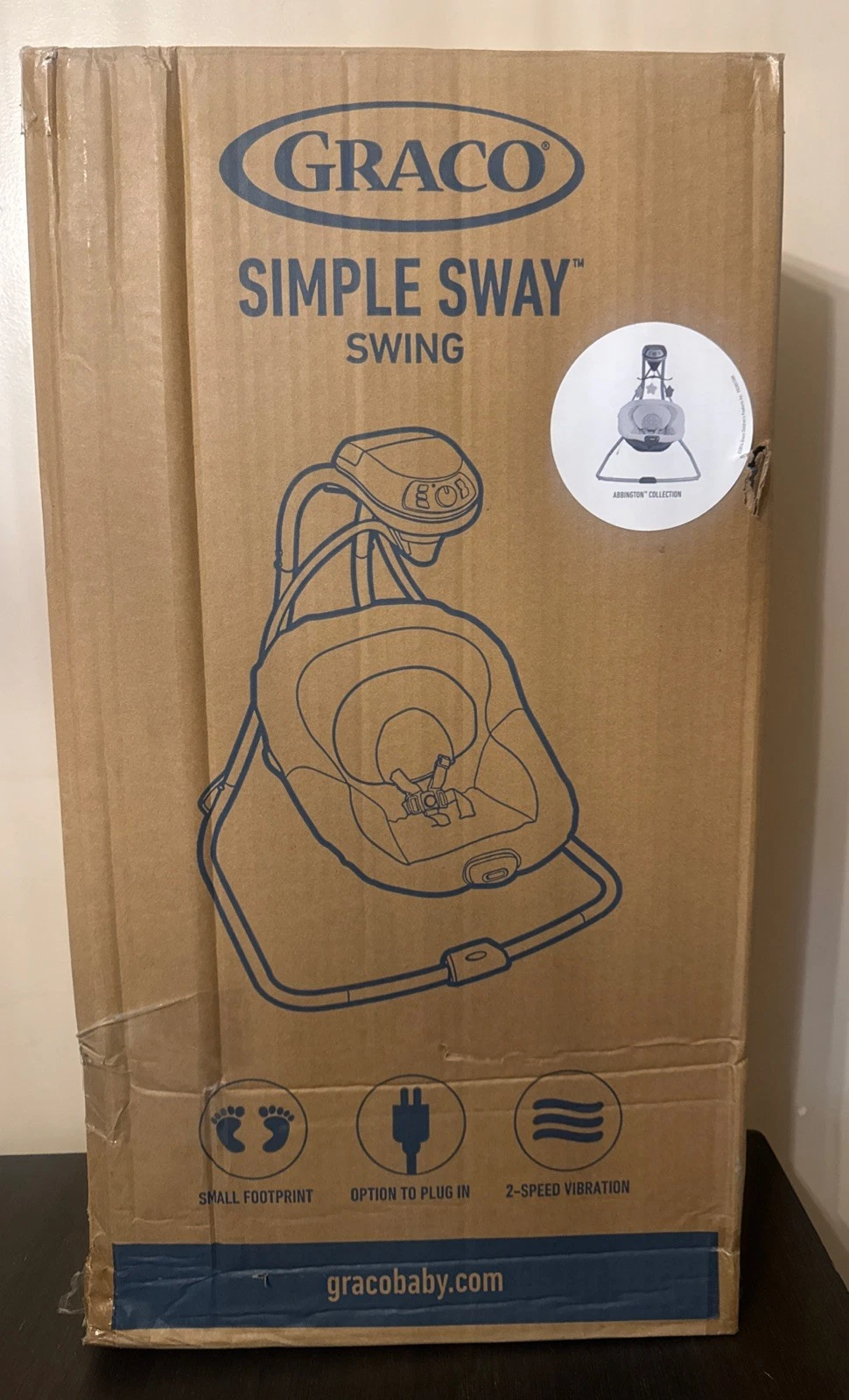 Graco Simple Sway Baby Swing, Abbington