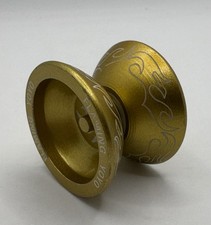 Gold Colored Flaming Yo-yo