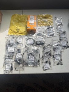 JCB Service PARTS GENUINE JCB Part Lot gaskets, rings, seals, sealant 51 piece!!