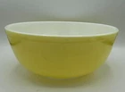 Vintage Pyrex #404 Primary Yellow Mixing Nesting Bowl