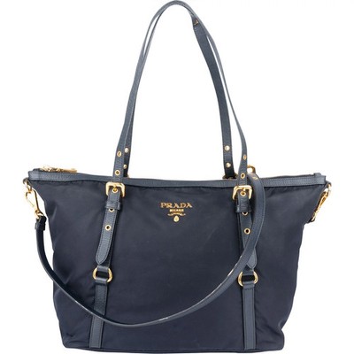 Prada Tessuto Saffiano Leather Tote Shoulder Bag Tasche