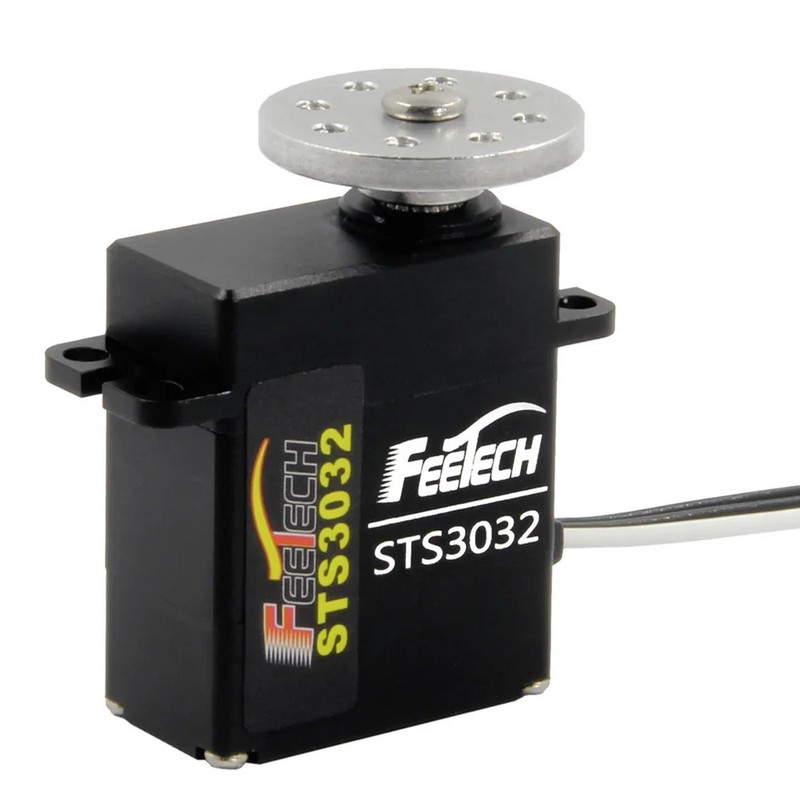 4PCS FEETECH 6V 4.5KG.CM Metal Gear Magnetic Encoder Servo TTL Serial Bus Servo
