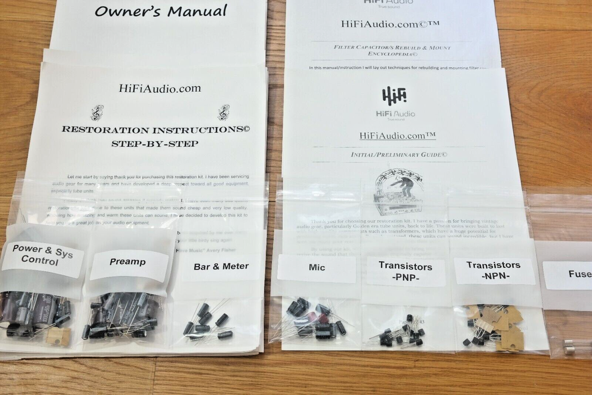 Akai GX-747 DBX restoration rebuild upgrade kit repair capacitor