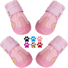 Dog Shoes for Large Dogs, Medium Dog Boots  Paw Protectors for Winter Snowy Day